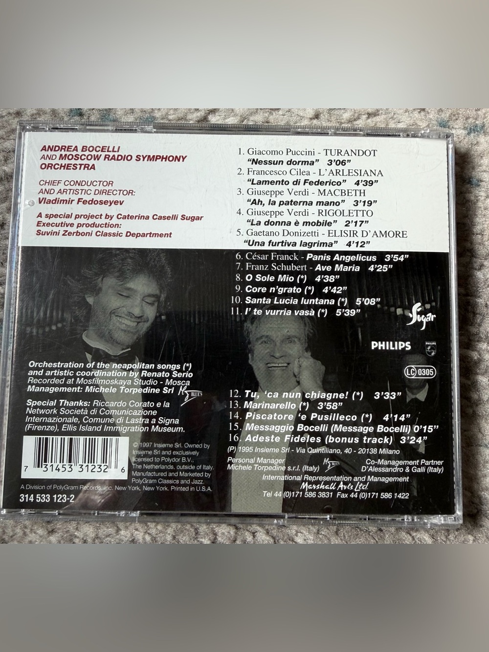 Set of 3 Andrea Bocelli CD'S - Picture 5 of 9